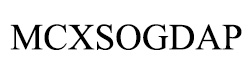 MCXSOGDAP